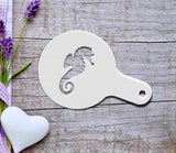 Sea life Stencil Set #1, Cookie and Cake stencils 4" and 6"