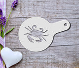 Sea life Stencil Set #2, Cookie and Cake stencils 4" and 6"