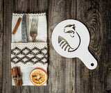 Raccoons Coffee Stencils Set of 4 | Cookie and Cake stencils 4"x6"