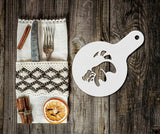 Raccoons Coffee Stencils Set of 4 | Cookie and Cake stencils 4"x6"
