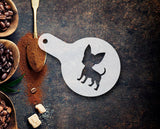 Stencils for cookies "Dog" Set of 5 #1, stencils 4" and 6"