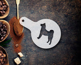 Stencils for cookies "Dog" Set of 5 #1, stencils 4" and 6"