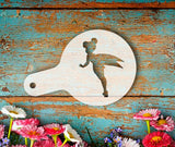 Stencils for coffee and cookies "Fairy" Set of 5, stencils 4" and 6"