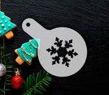 Stencils set #2 "Snowflakes"of 5, stencils 4"x6" Christmas/Winter Reusable Plastic Stencil