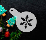 Stencils set #2 "Snowflakes"of 5, stencils 4"x6" Christmas/Winter Reusable Plastic Stencil