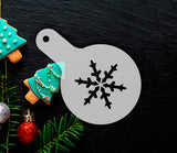 Stencils set #2 "Snowflakes"of 5, stencils 4"x6" Christmas/Winter Reusable Plastic Stencil