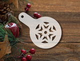 Stencils set #3 "Snowflakes" of 5, stencils 4"x6" Christmas/Winter Reusable Plastic Stencil