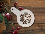 Stencils set #3 "Snowflakes" of 5, stencils 4"x6" Christmas/Winter Reusable Plastic Stencil