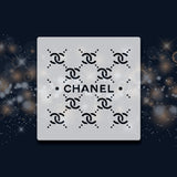 Chanel template square stencil #1