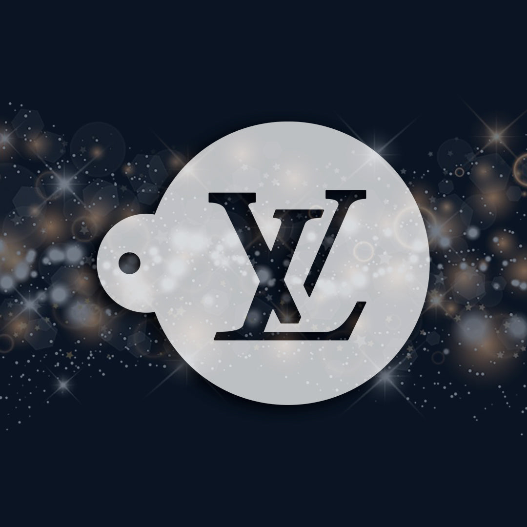 LV logo stencil 4х4 nr. 2 – luxgiftz