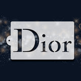 Dior lettering Stencil  6"x10" nr. 39