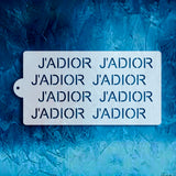 J'adore Pattern Stencil