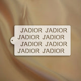 J'adore Pattern Stencil