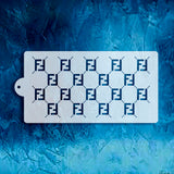 Fendi Pattern Stencil Logo #4