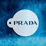 Prada Logo Stencil 4"x4" nr. 66