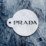 Prada Logo Stencil 4"x4" nr. 66