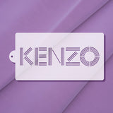Kenzo lettering Stencil  6"x11" nr. 80