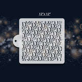 Dior Pattern Stencil 12"х12" nr. 68
