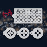 LV Stencils Set of 4
