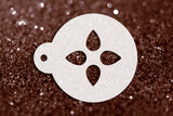 LV Flower Stencil 4"х4" nr. 4