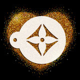 LV Flower Stencil 4"х4" nr. 1