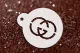 Gucci Stencil 4"x4" nr. 25