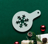 Stencils set "Snowflakes"of 5, stencils 4"x6" Christmas/Winter Reusable Plastic Stencil