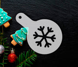 Stencils set #2 "Snowflakes"of 5, stencils 4"x6" Christmas/Winter Reusable Plastic Stencil