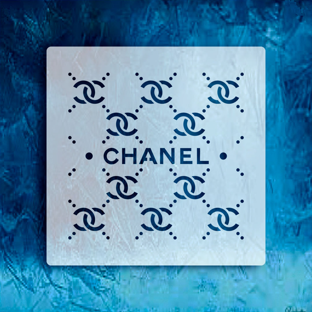 Red Chanel Printable Pattern Chanel template square stencil #1 – luxgiftz