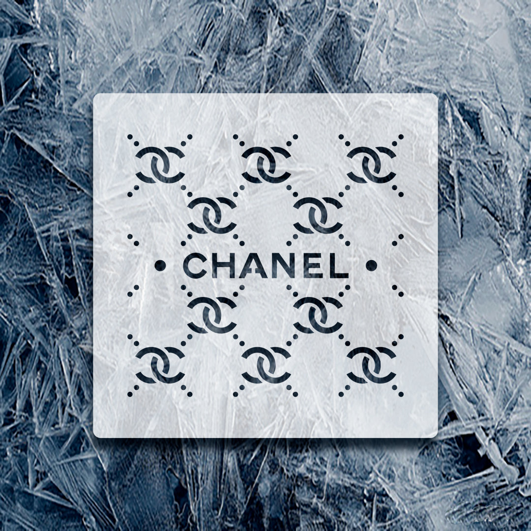Chanel template square stencil #1