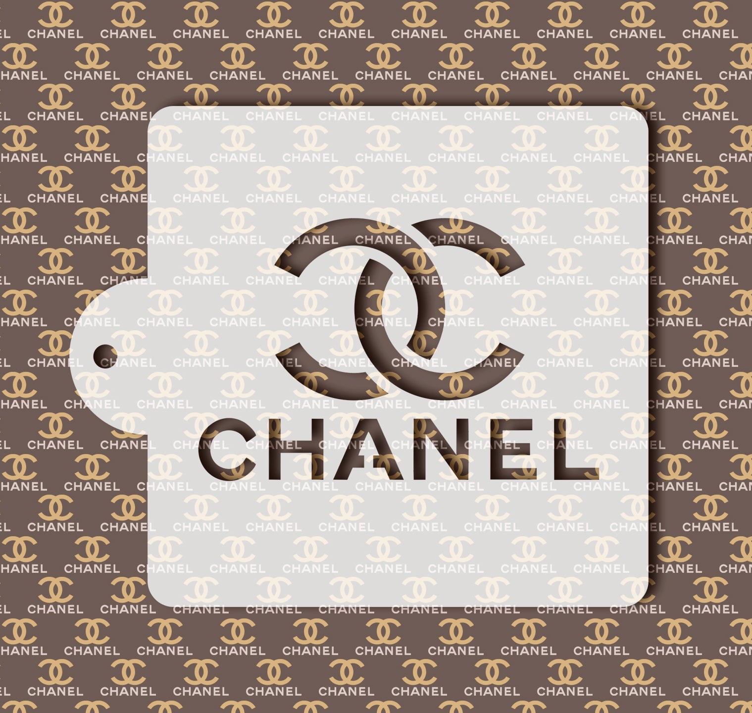 Louis Vuitton & Chanel Stencil ( 1 Sheet ) - TCD Nails