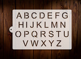 Alphabet Stencils - Letter Stencils - Planner Stencil