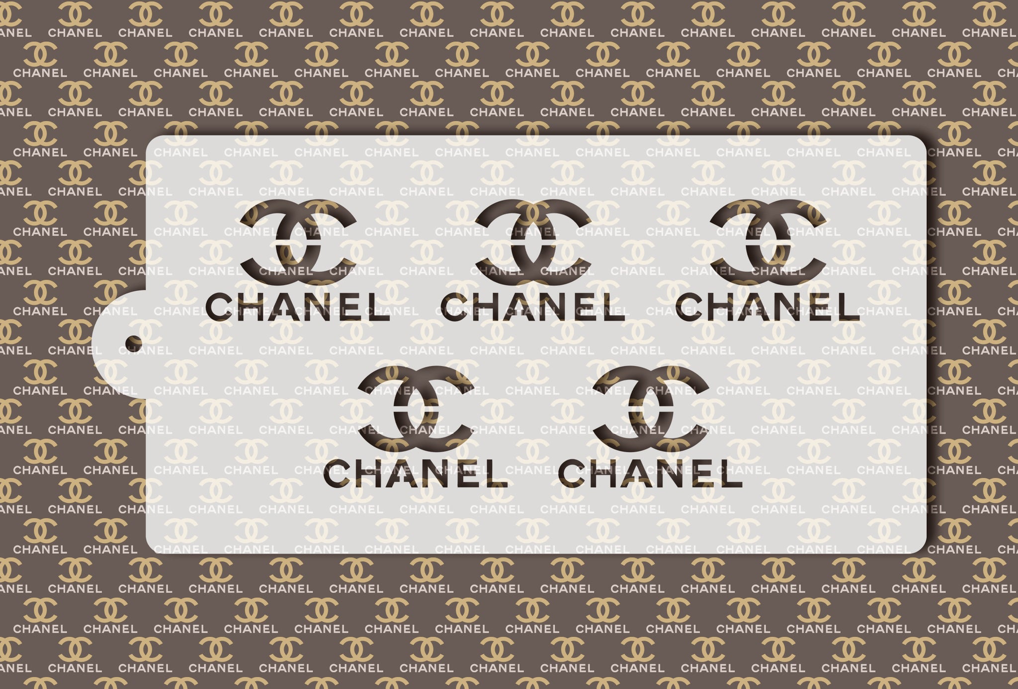 Chanel Logo Pattern Stencil #2 – luxgiftz