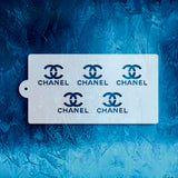 Chanel Logo Pattern Stencil #2