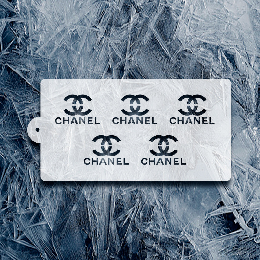 Chanel Logo Pattern Stencil #2