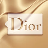 Dior lettering Stencil  6"x10" nr. 39
