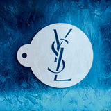 YSL Stencil 4"x4" nr. 53
