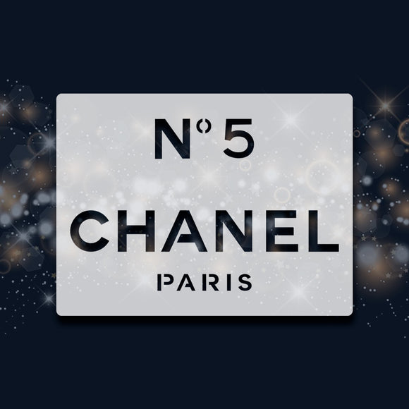 Chanel #5 Stencil 4.7
