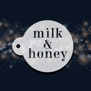 Milk and Honey Cake Stencil 4"x4" nr. 59