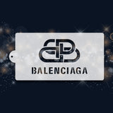Balenciaga Logo Pattern Stencil 6"x11" nr. 73