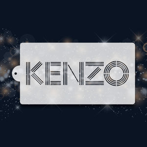 Kenzo lettering Stencil  6"x11" nr. 80