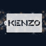 Kenzo lettering Stencil 6"x11" nr. 82
