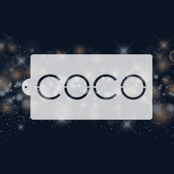 Coco Chanel Logo Pattern Stencil 6