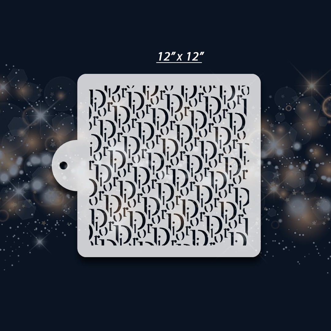 Dior Pattern Stencil 12