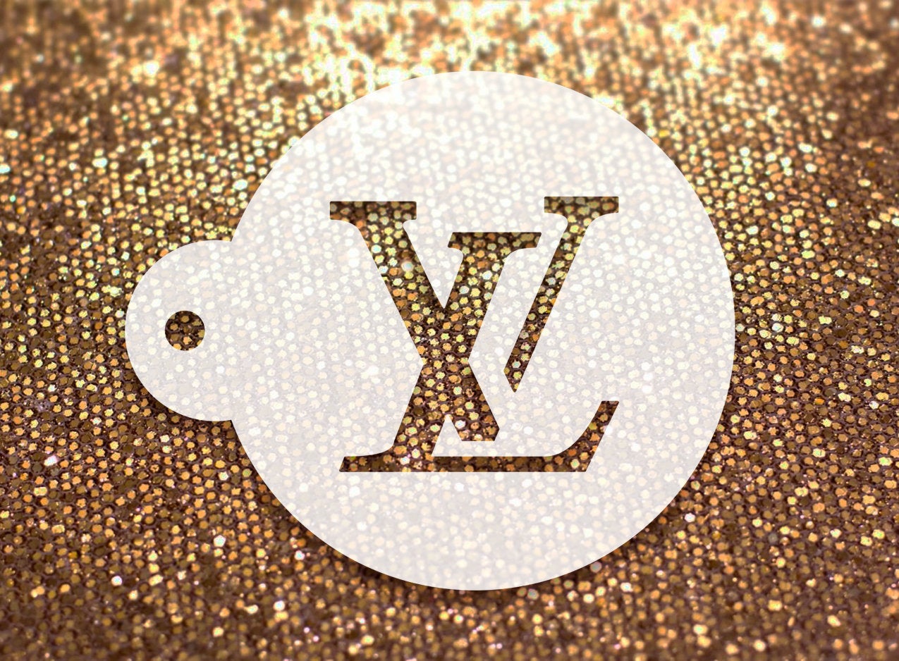 LV logo stencil 4