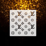 LV square pattern stencil