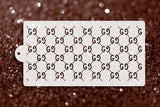 Gucci pattern stencil