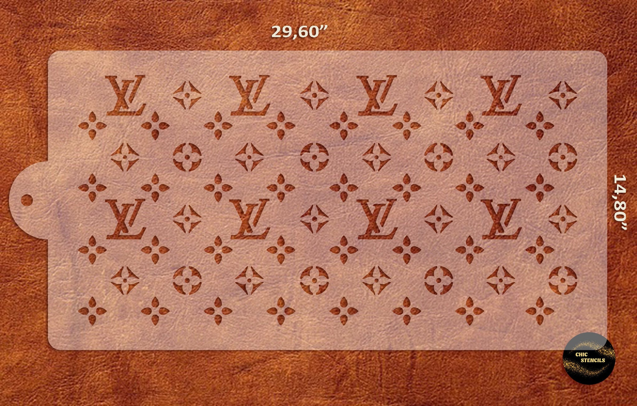 lv stencils for clothing
